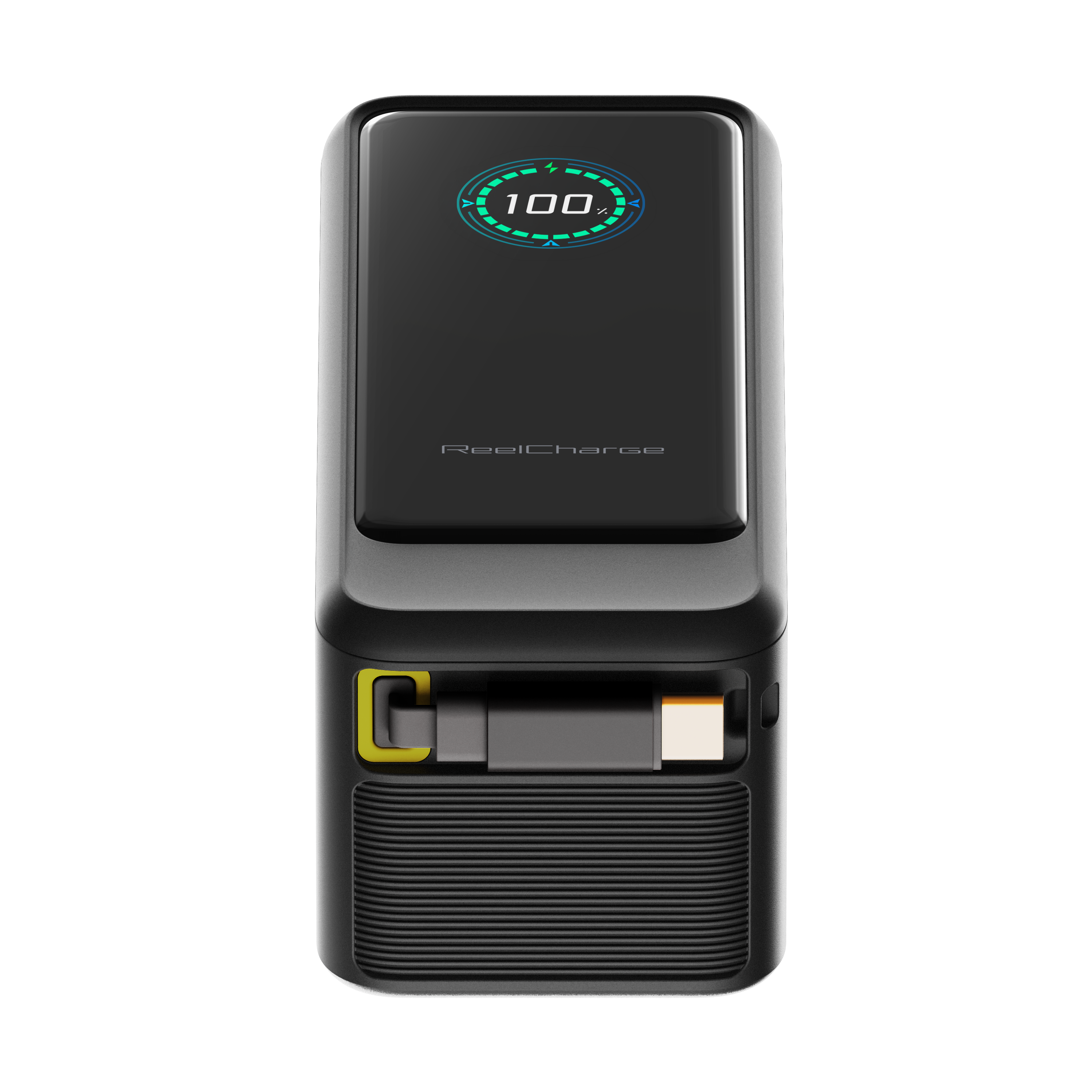 15K mAh Power Bank with Retractable Cable - 67W