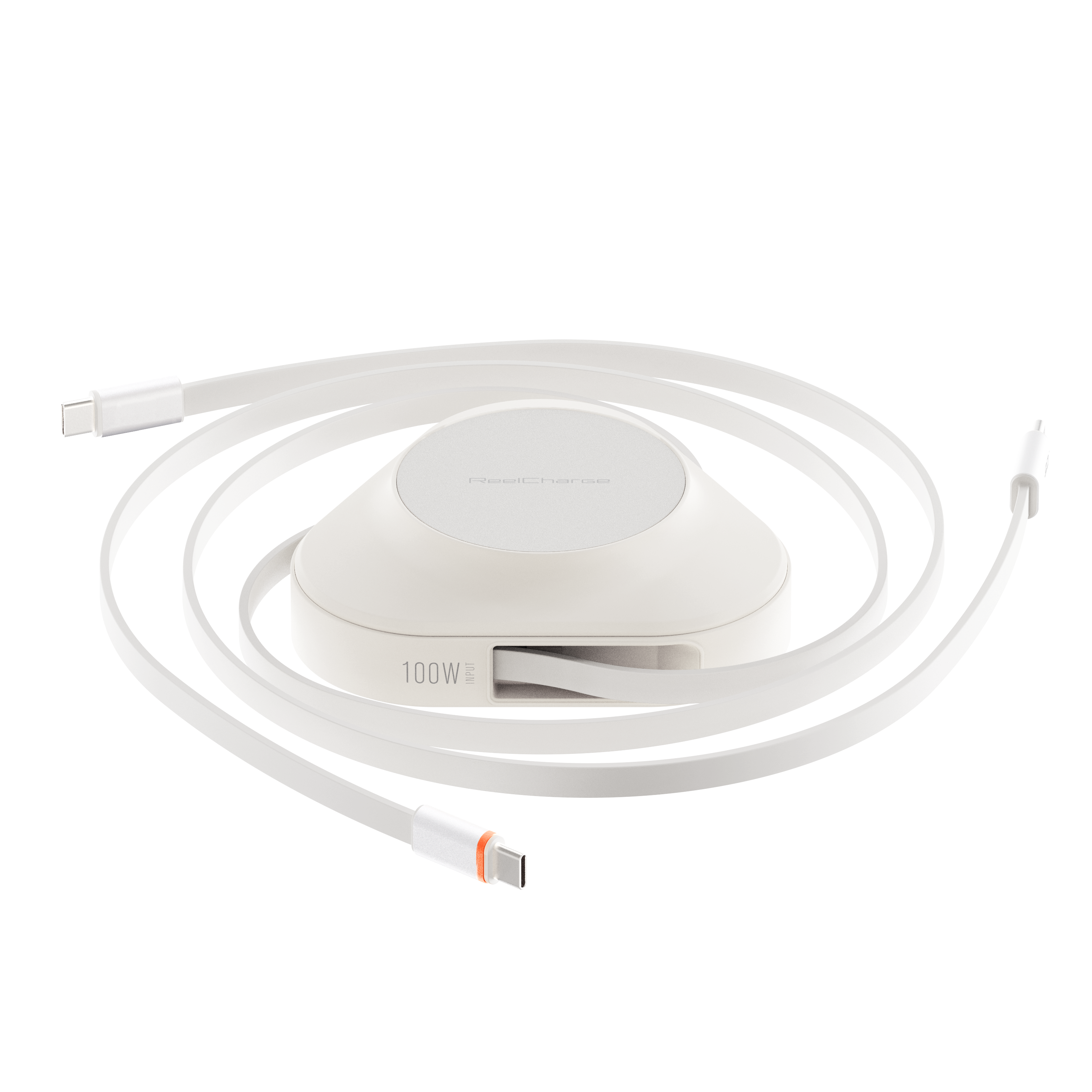 100W Qi 15W Power Station + Universal Watch Charger w/Dual Retractable USB-C Cables