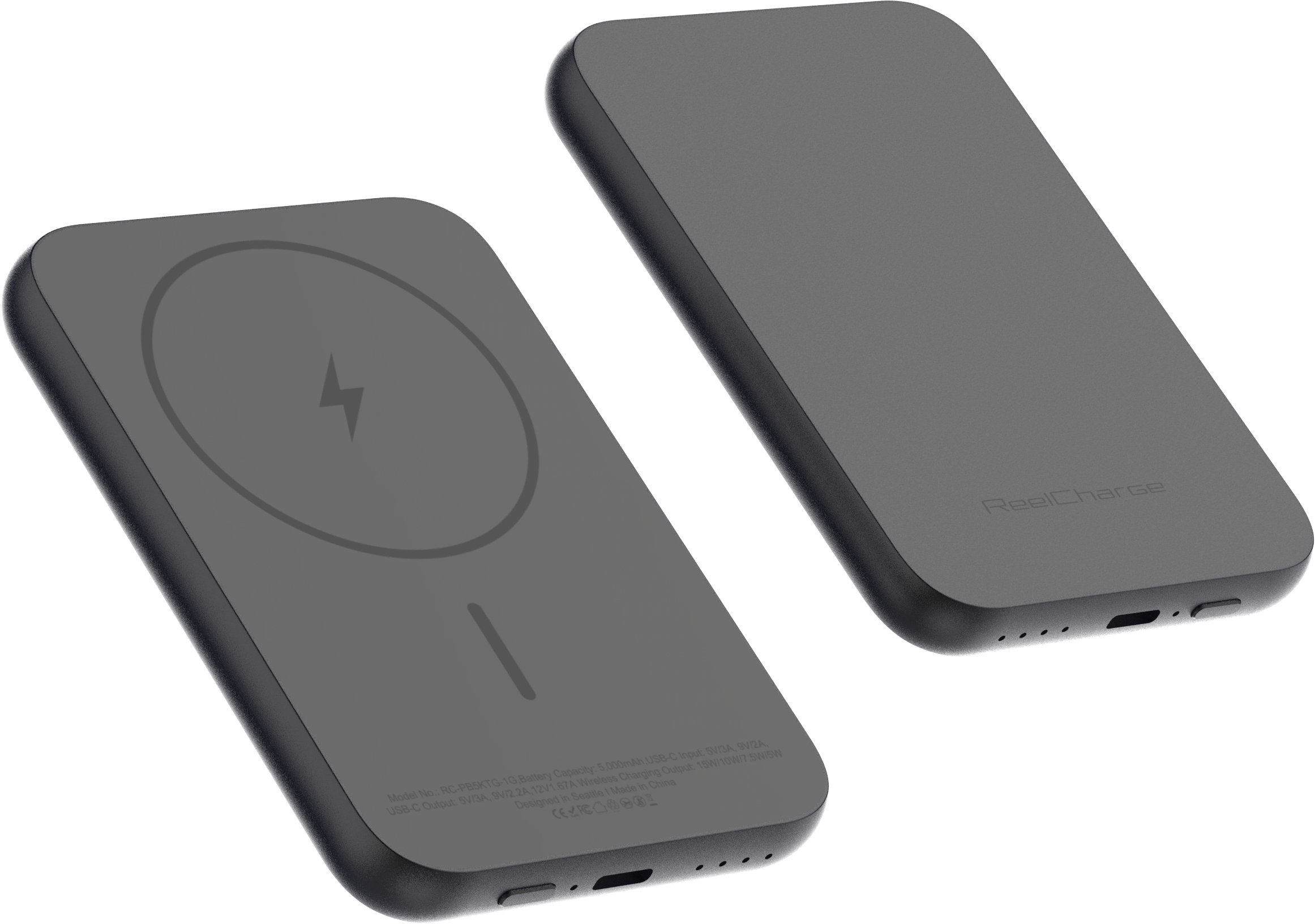 5K Solid State Wireless Power Bank - Tempered Glass