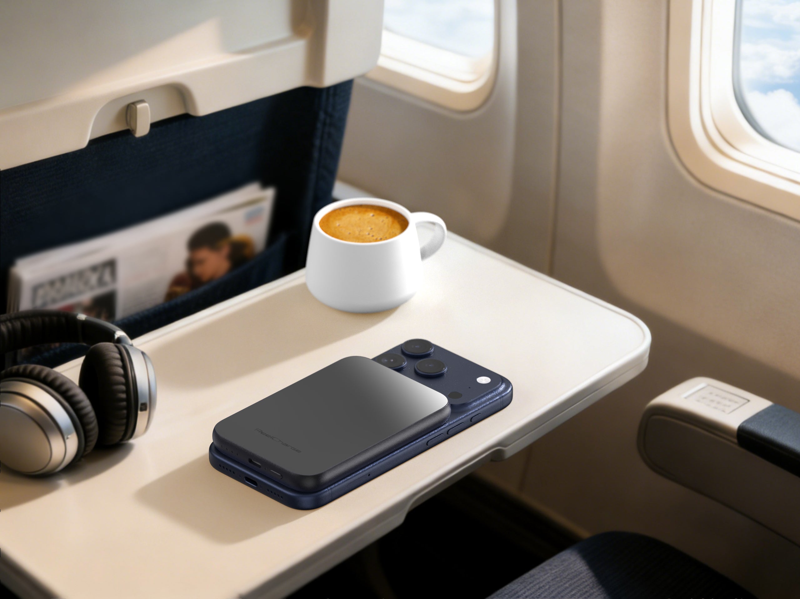 5K Solid State Wireless Power Bank - Tempered Glass