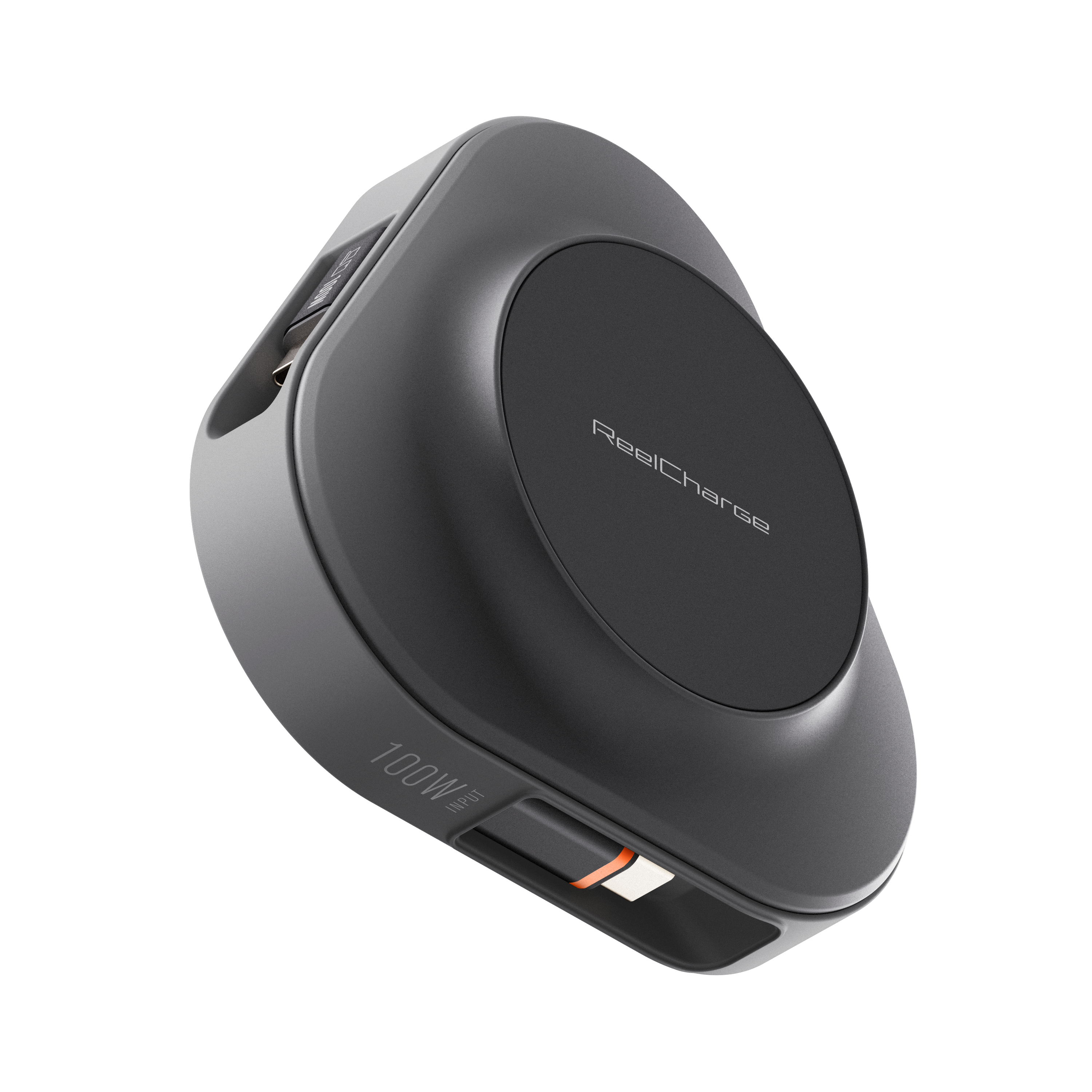 100W Qi 15W Power Station + Universal Watch Charger w/Dual Retractable USB-C Cables