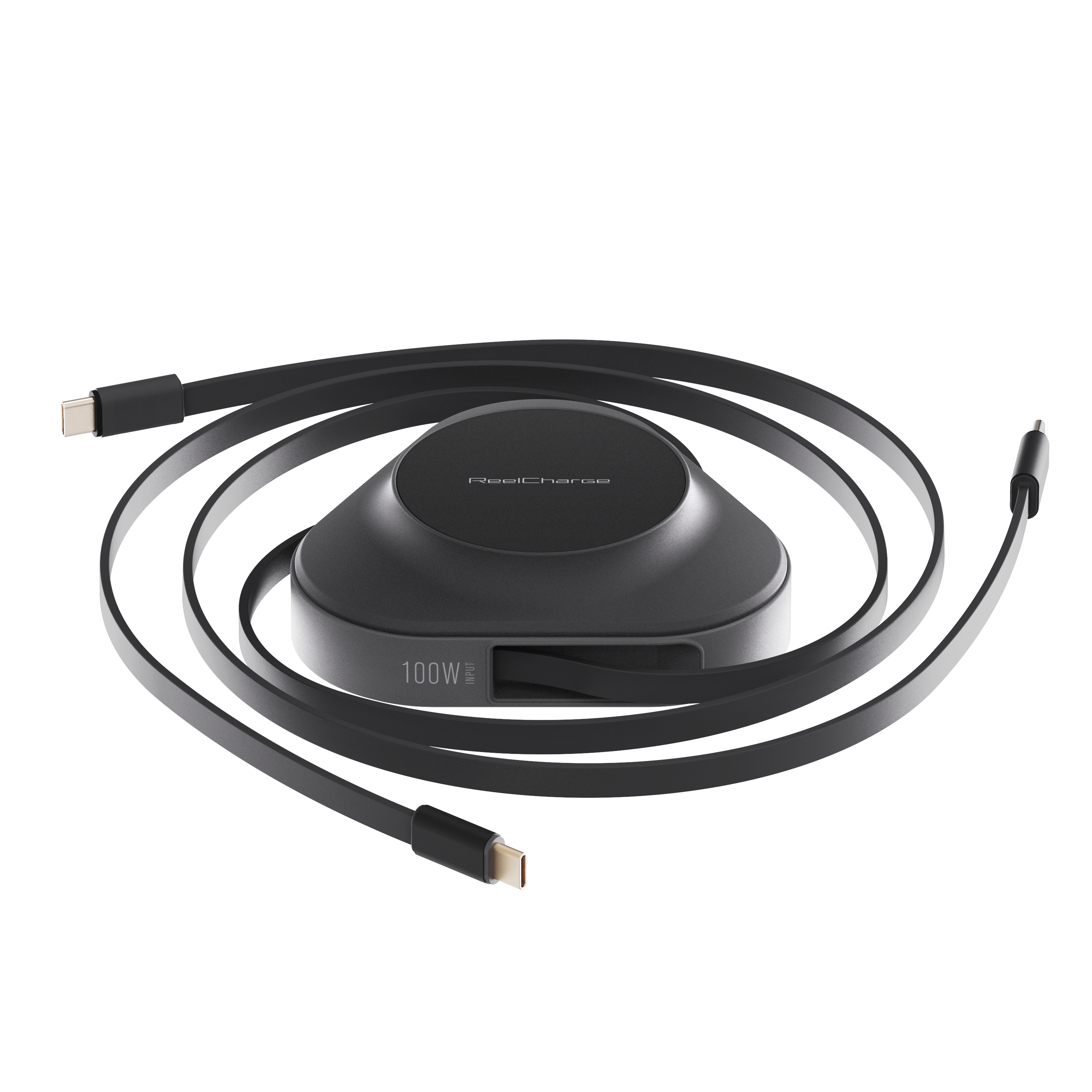 100W Qi 15W Power Station + Universal Watch Charger w/Dual Retractable USB-C Cables