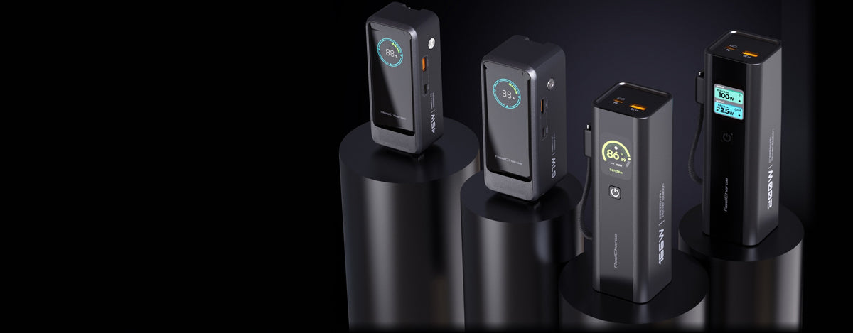 ReelPro power bank lineup: 45W, 67W, 165W and 200W with smart displays