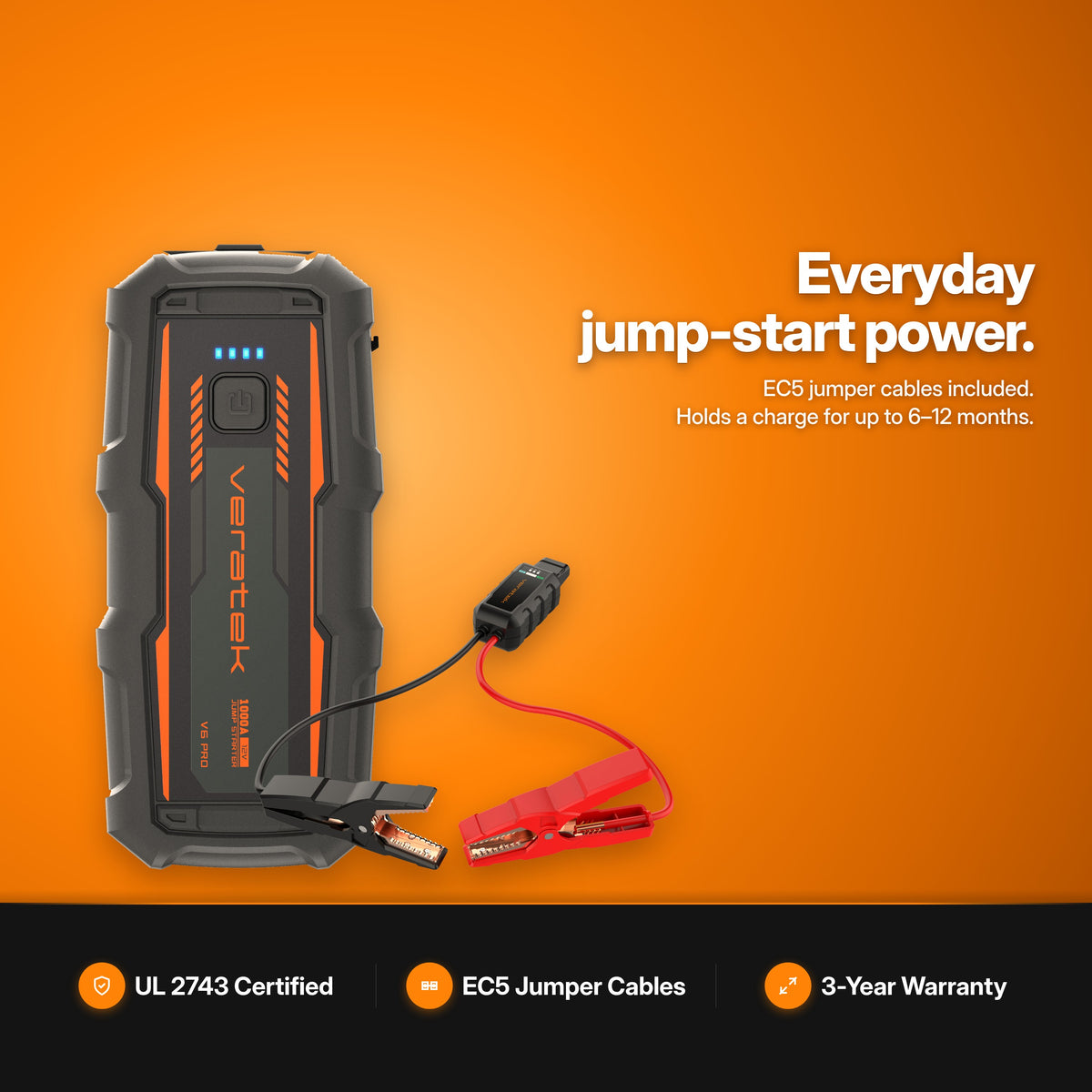 V6 Pro Jump Starter why it is better