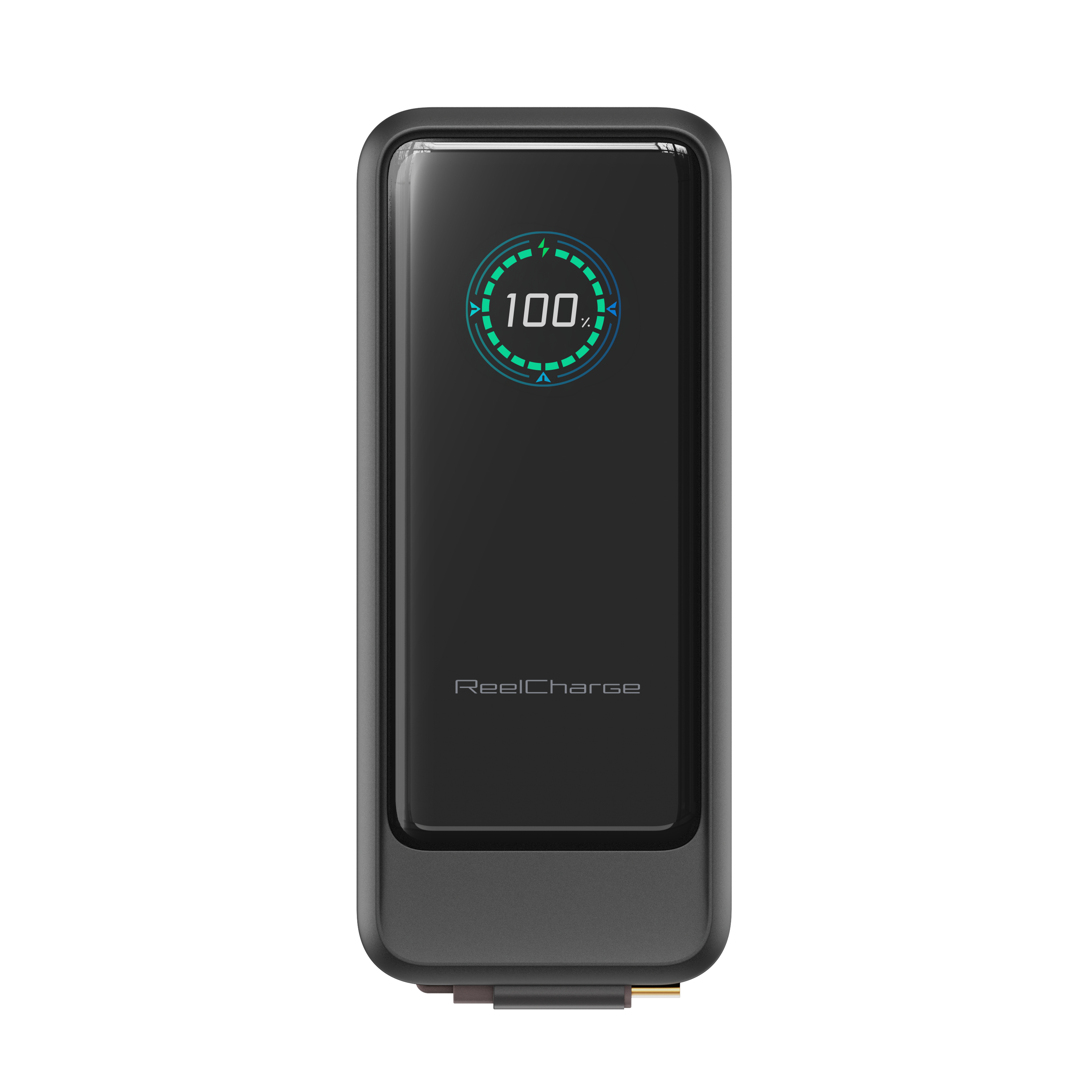 15K mAh Power Bank with Retractable Cable - 67W