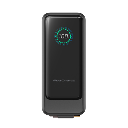 ReelPro 67W Power Bank with Retractable Cable - 15,000 mAh