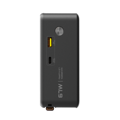 ReelPro 67W Power Bank with Retractable Cable - 15,000 mAh