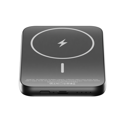 Solid State Premium Wireless Power Bank - 5,000 mAh