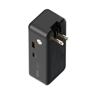 10K mAh Power Bank with Retractable Cable - 45W