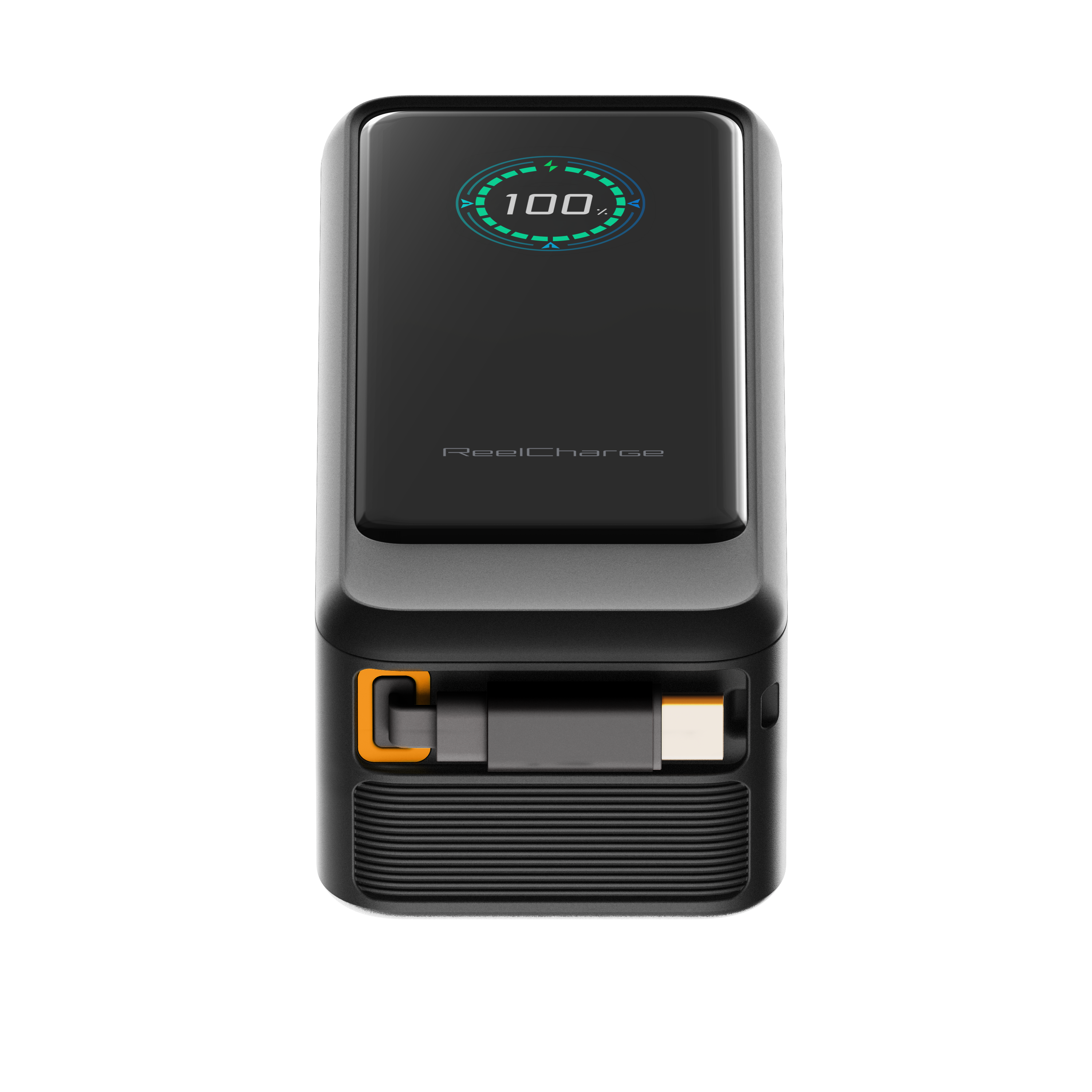 10K mAh Power Bank with Retractable Cable - 45W