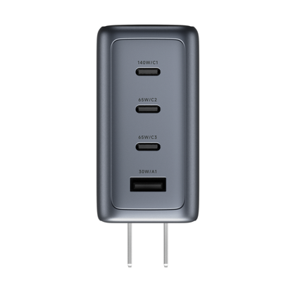 4-in-1 Laptop Charger with Smart Display - 140W