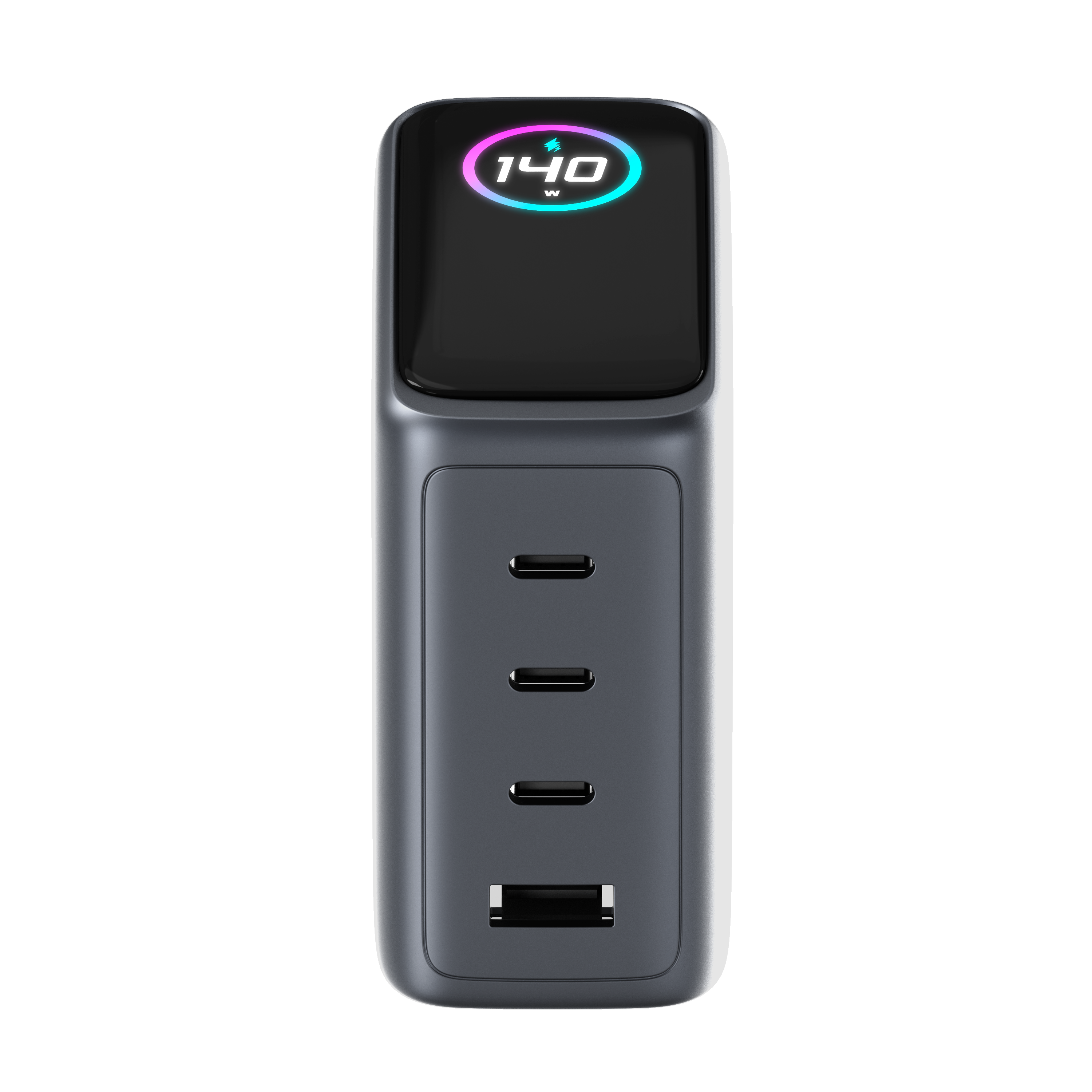 4-in-1 Wall Charger with Smart Display - 140W