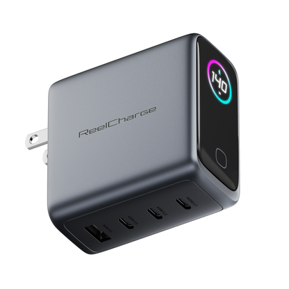 4-in-1 Laptop Charger with Smart Display - 140W