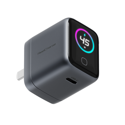 Mobile Wall Charger with Smart Display - 45W
