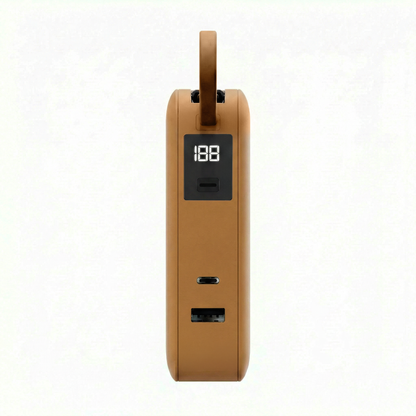 10K mAh Power Bank with Integrated Cable - 65W