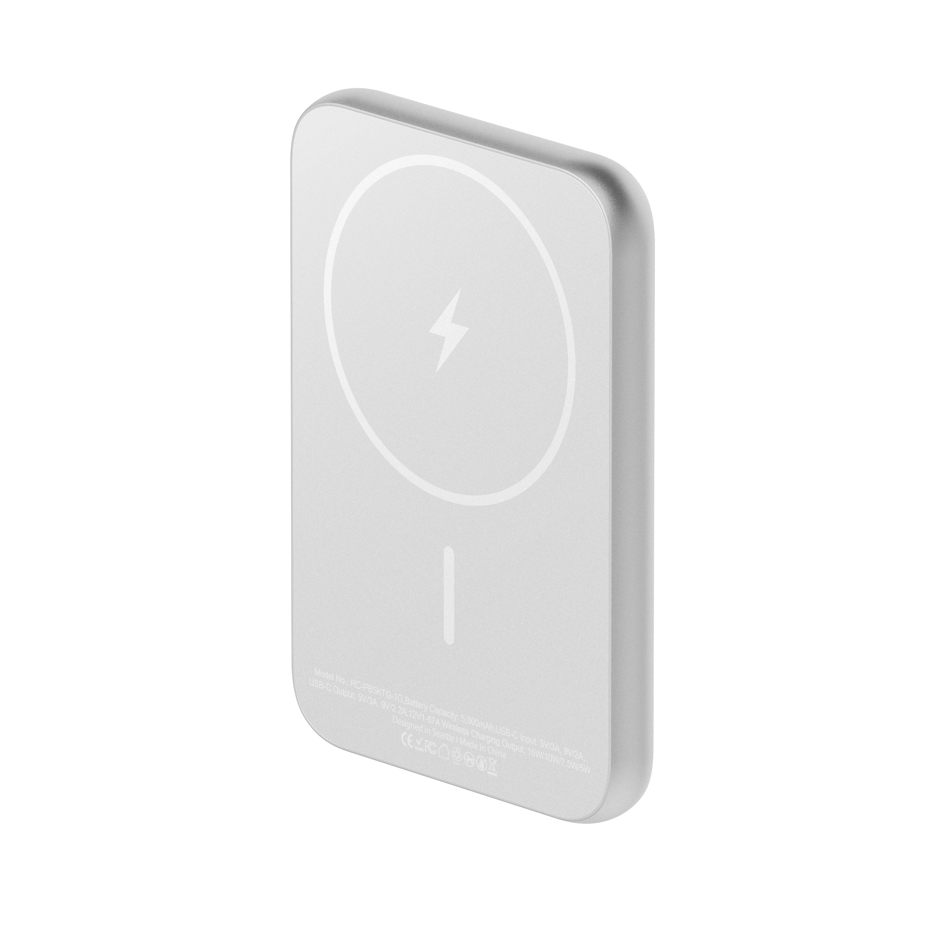 Solid State Premium Wireless Power Bank - 5K mAh