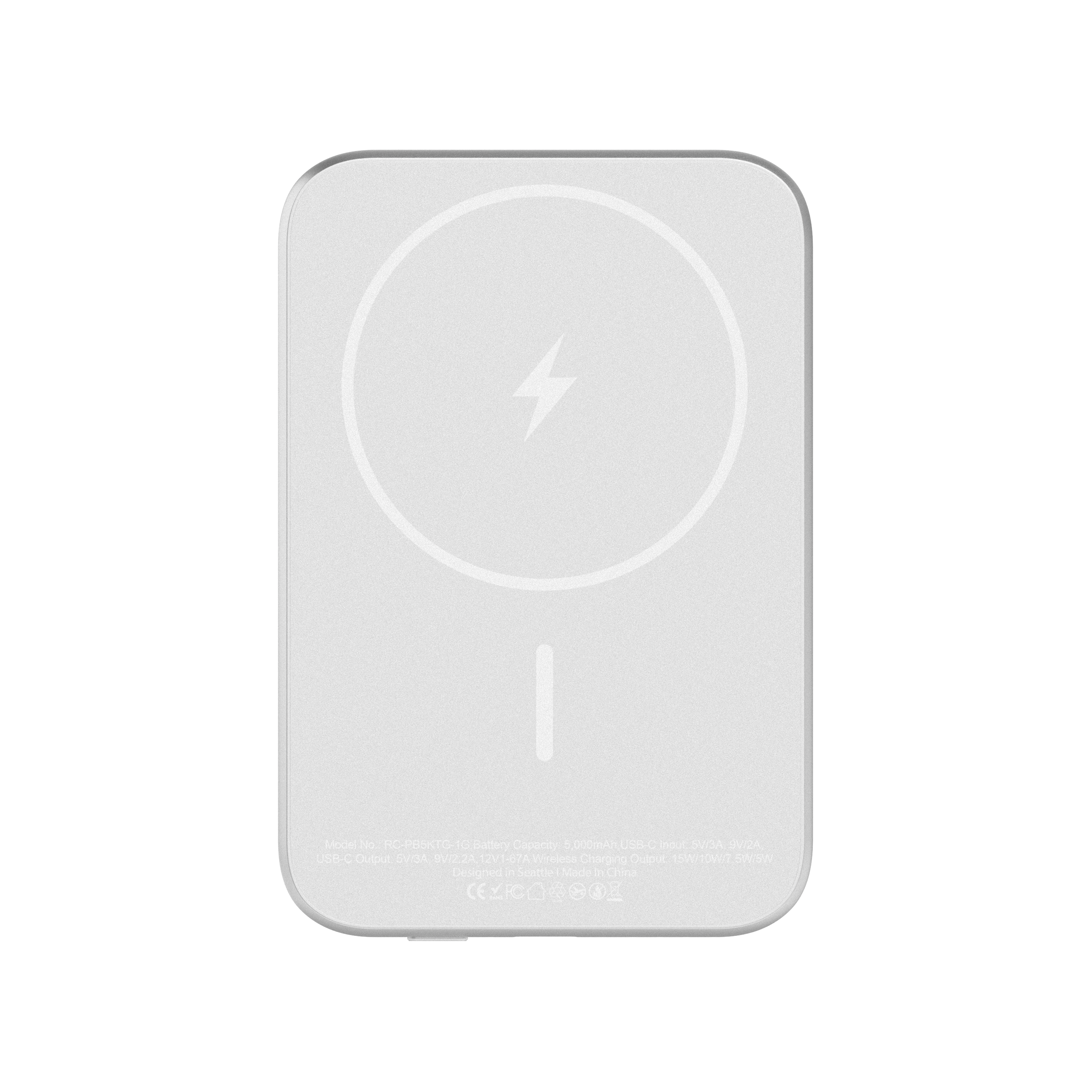 Solid State Premium Wireless Power Bank - 5K mAh