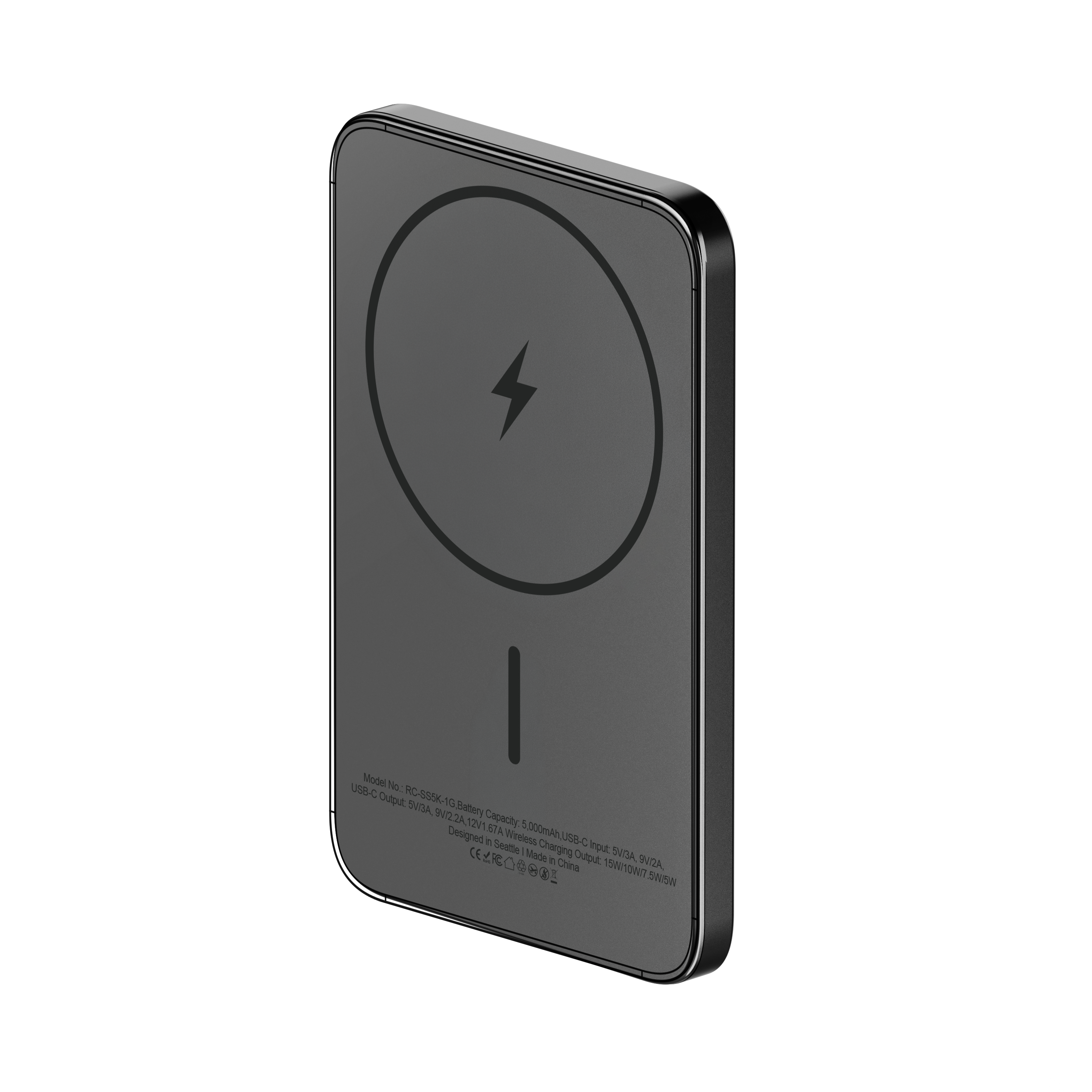 Solid State Wireless Power Bank - 5K mAh