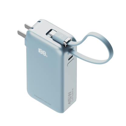 10K mAh Folding Mirror Power Bank - 45W