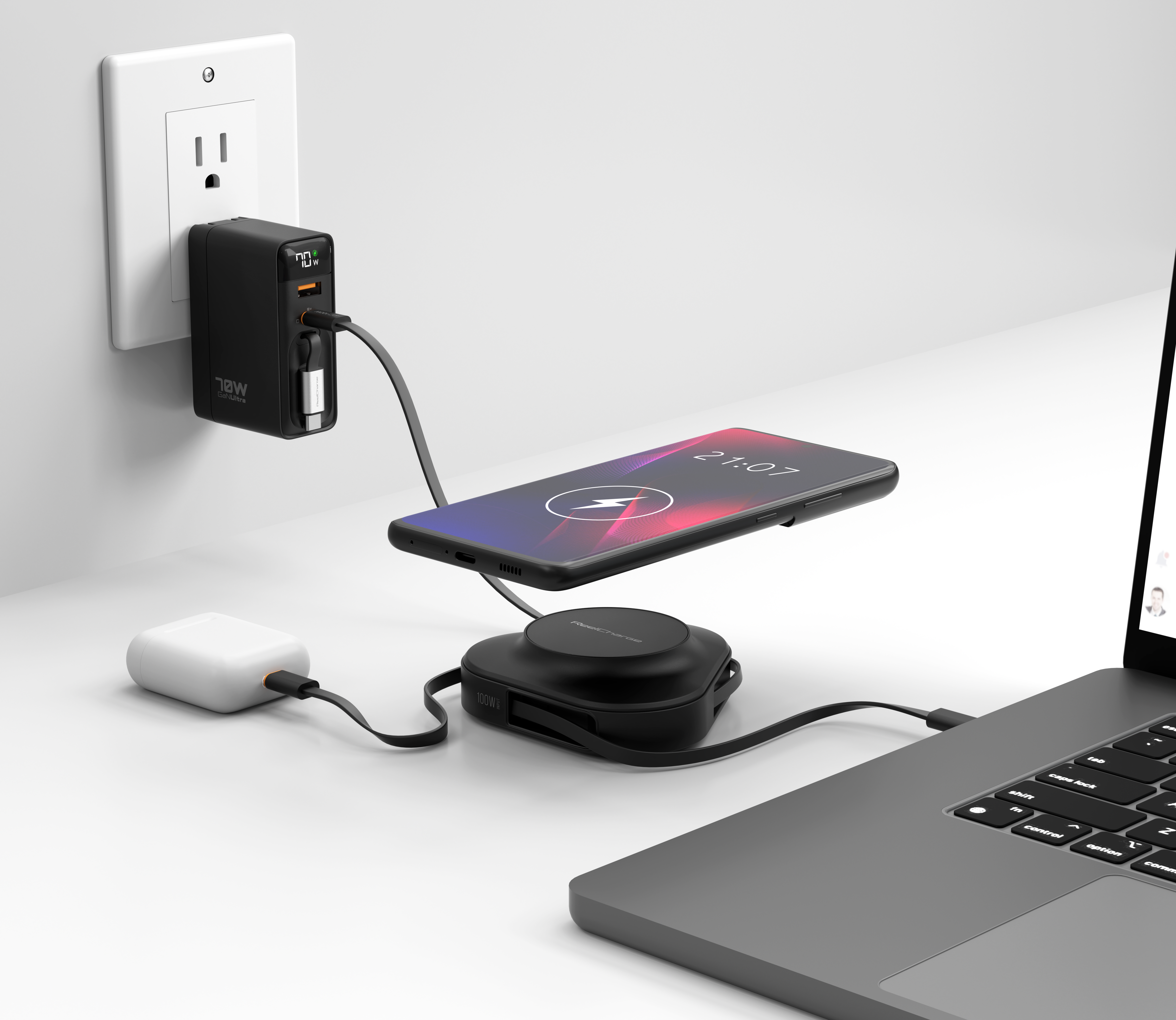 3-in-1 Wireless Charger - 100W
