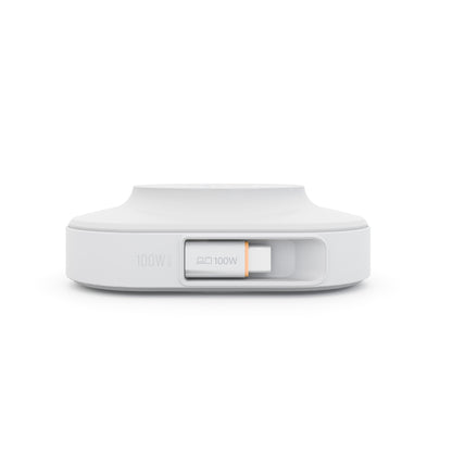 100W Qi2 25W Power Station w/Dual Retractable Cables