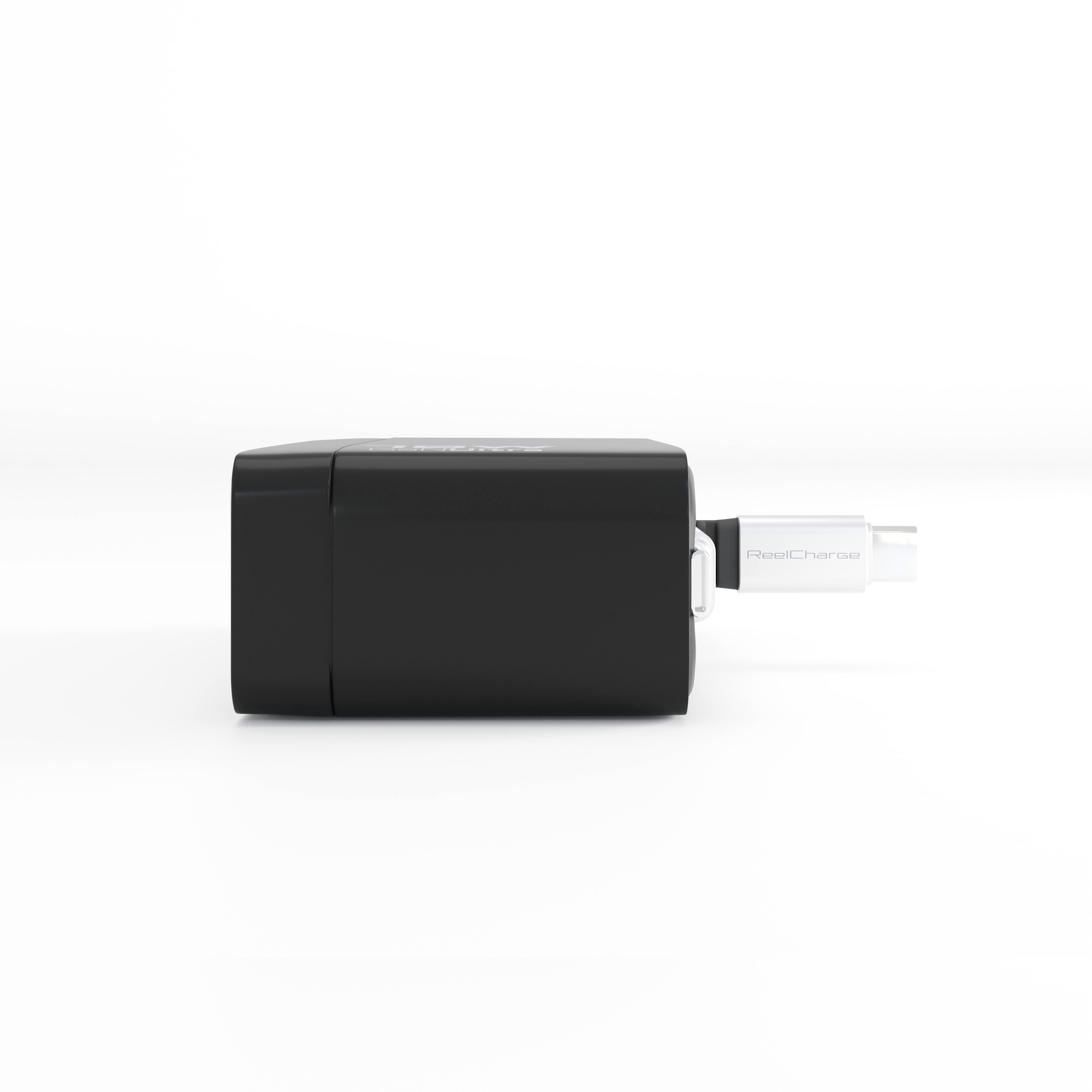 70W USB-C+C+A AVS Wall Charger w/Retractable Cable