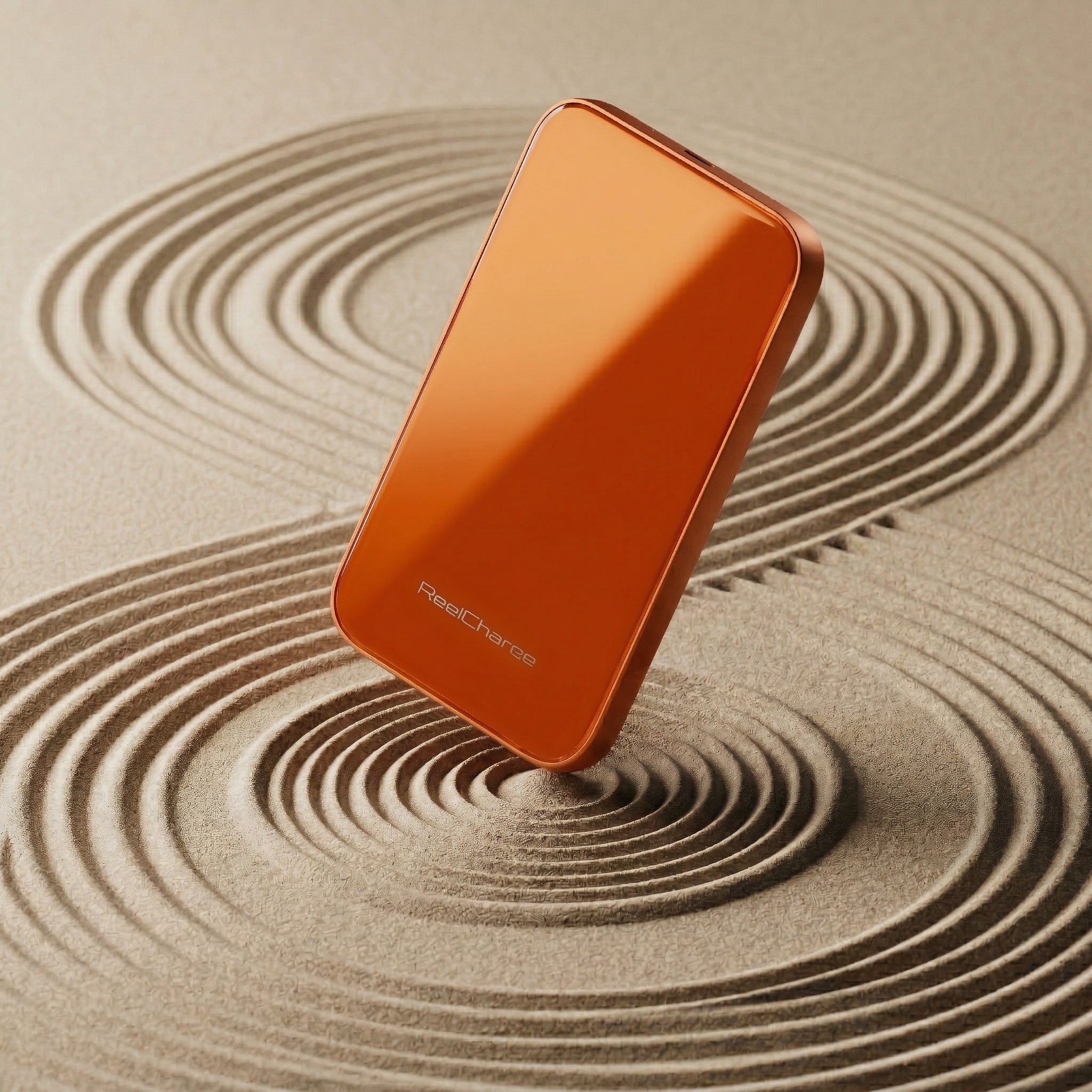 ReelSafe Glass Power Bank 5K - Gray, Silver, Orange