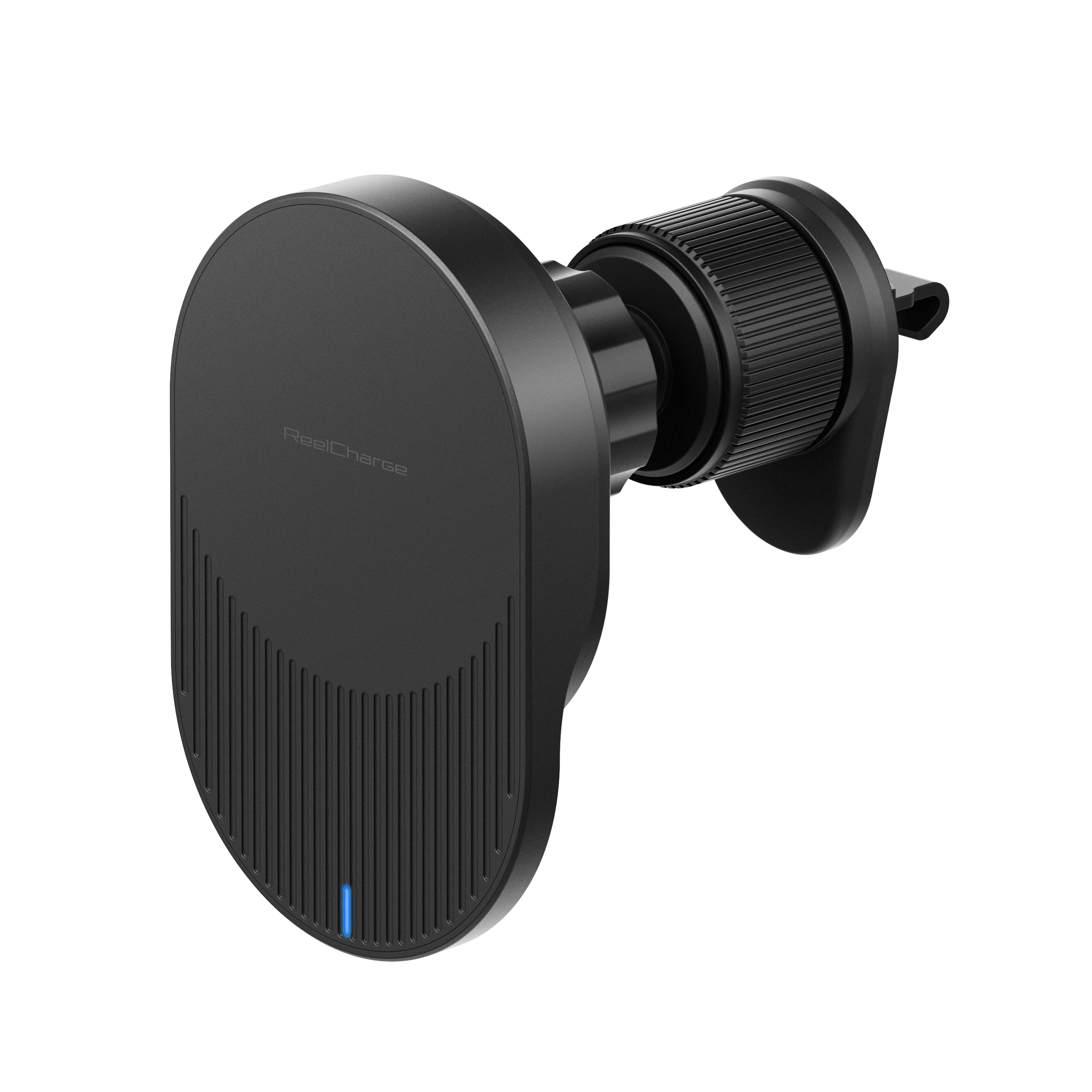 15W Wireless Vent Mount and Charger With a Retractable USB-C Input Cable