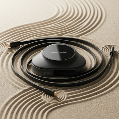 100W Qi 15W Power Station + Universal Watch Charger w/Dual Retractable USB-C Cables