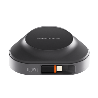 100W Qi 15W Power Station + Universal Watch Charger w/Dual Retractable USB-C Cables