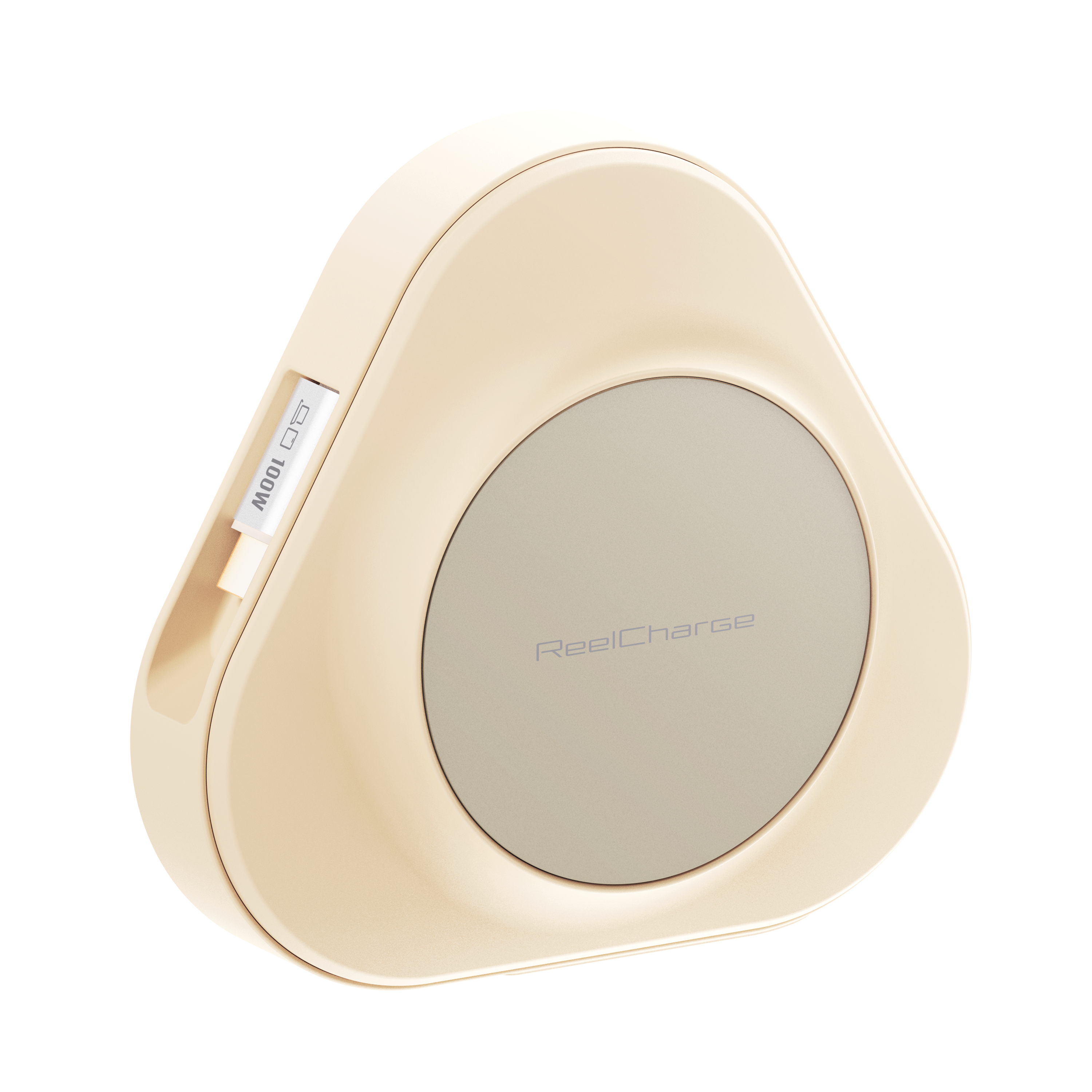 3-in-1 Qi2 100W Power Station w/ 25W Wireless Charging & Dual Retractable USB-C Cables Out