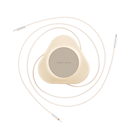 3-in-1 Qi2 100W Power Station w/ 25W Wireless Charging & Dual Retractable USB-C Cables Out