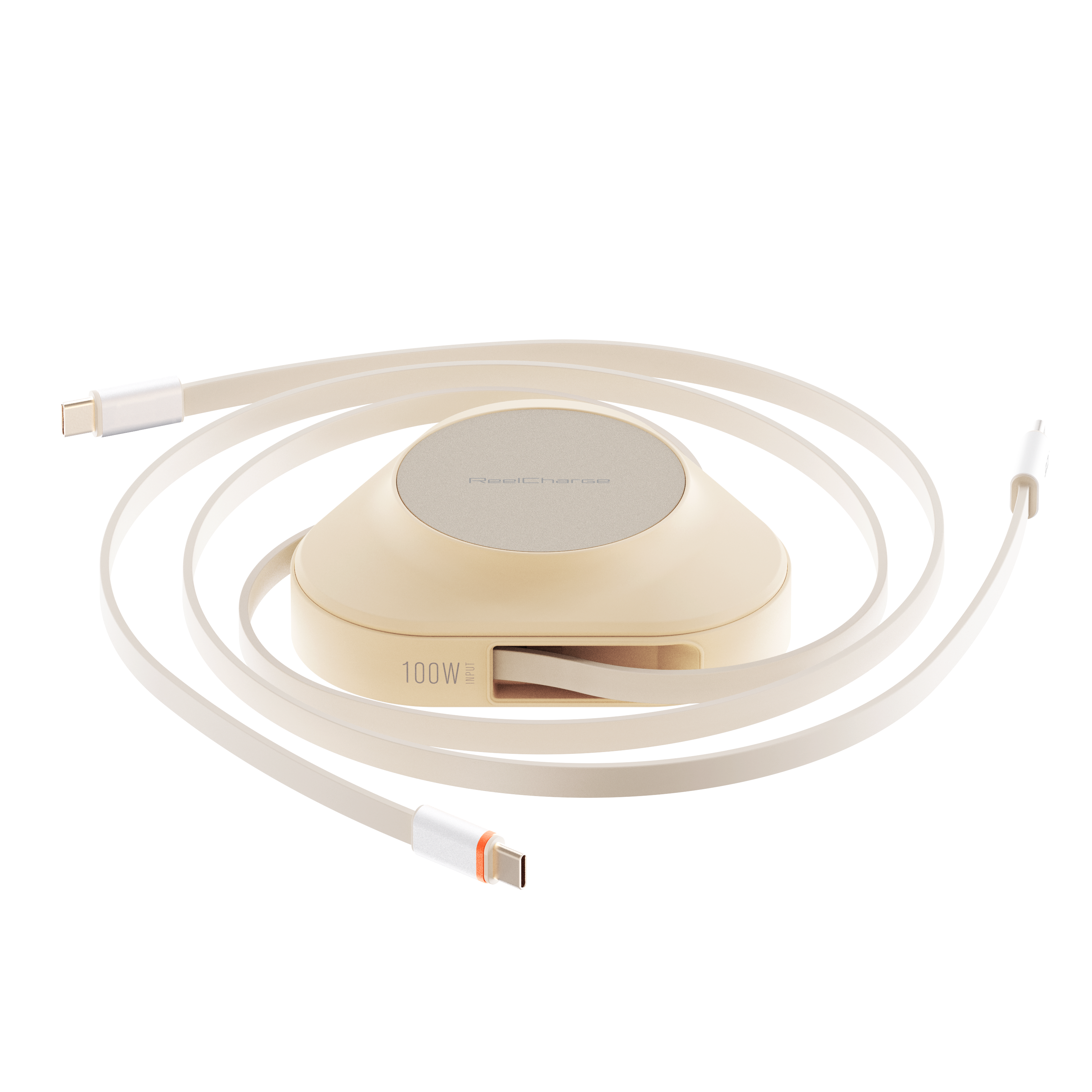 3-in-1 Qi2 100W Power Station w/ 25W Wireless Charging & Dual Retractable USB-C Cables Out