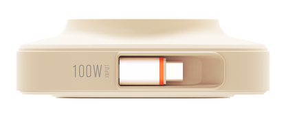 3-in-1 Qi2 100W Power Station w/ 25W Wireless Charging & Dual Retractable USB-C Cables Out