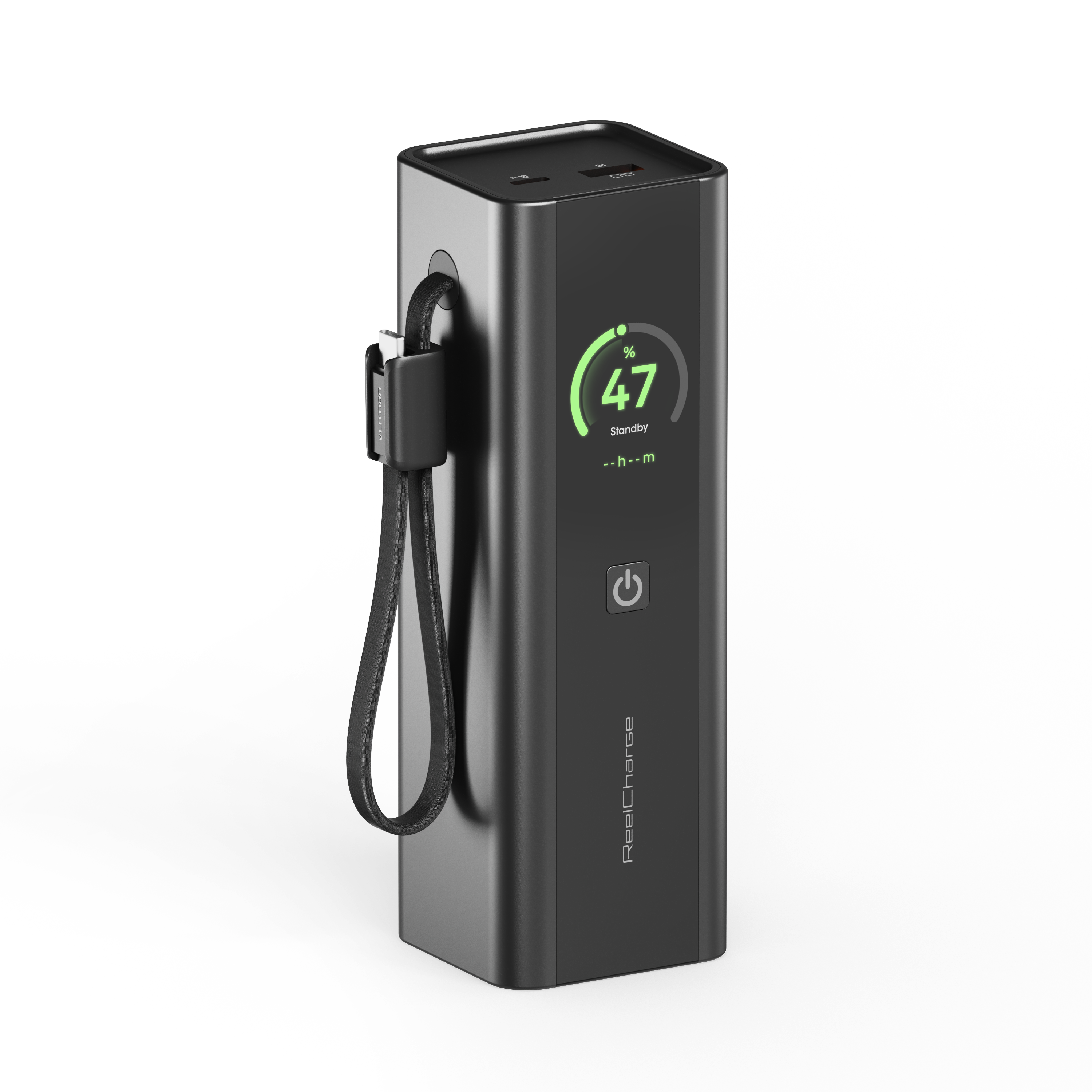 20K mAh Power Bank with Integrated Cable - 165W