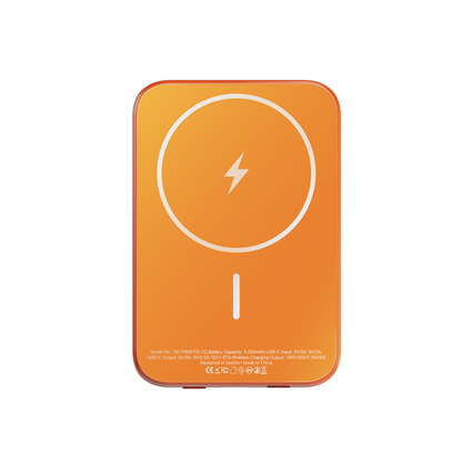 Solid State Premium Wireless Power Bank - 5K mAh