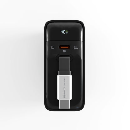 40W USB-C+C AVS Wall Charger w/Retractable Cable