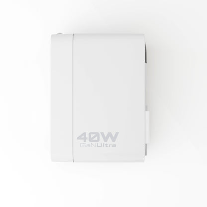 40W USB-C+C AVS Wall Charger w/Retractable Cable