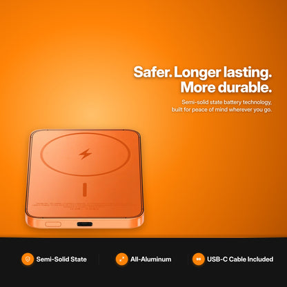ReelCharge ReelSafe Wireless Power Bank 5K Orange why it is better