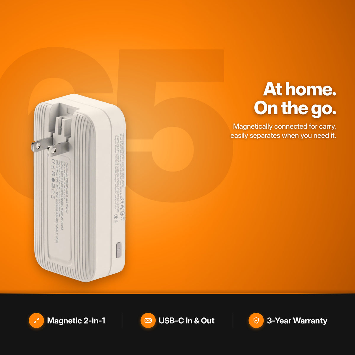 ReelCharge Power Bank Fusion 65W Travel Bundle White why it is better