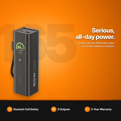 ReelCharge ReelPro 165W Power Bank why it is better