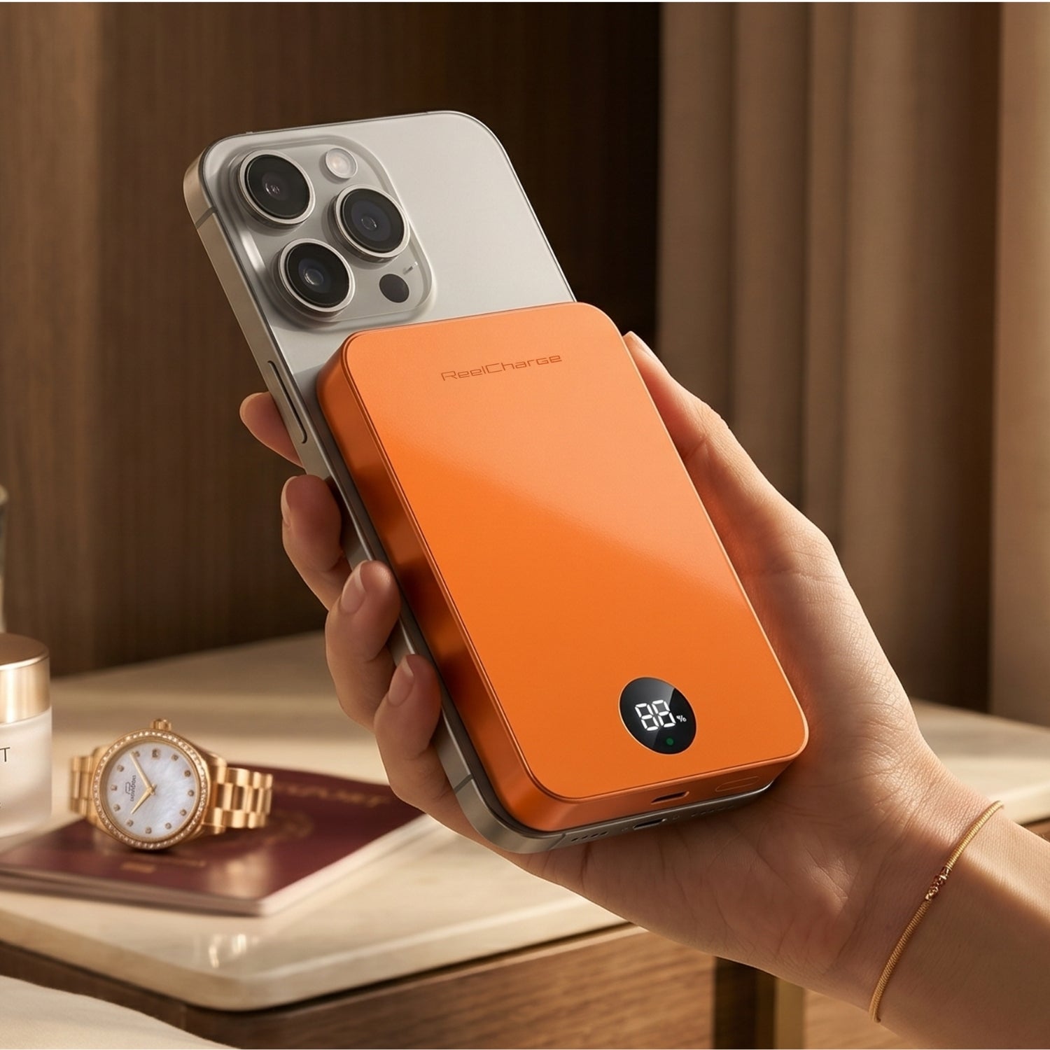 Solid State Wireless Power Bank - 10,000 mAh